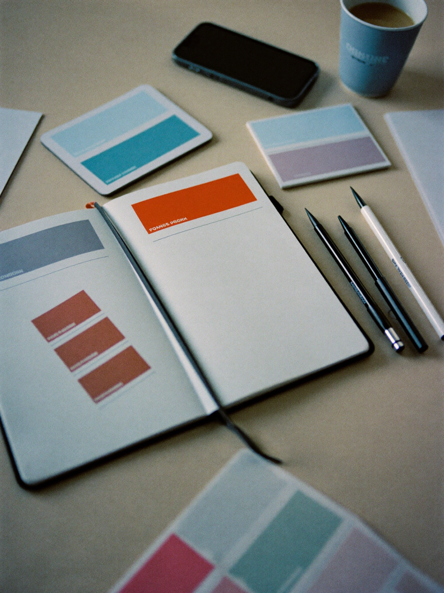 On the desk at Nilo